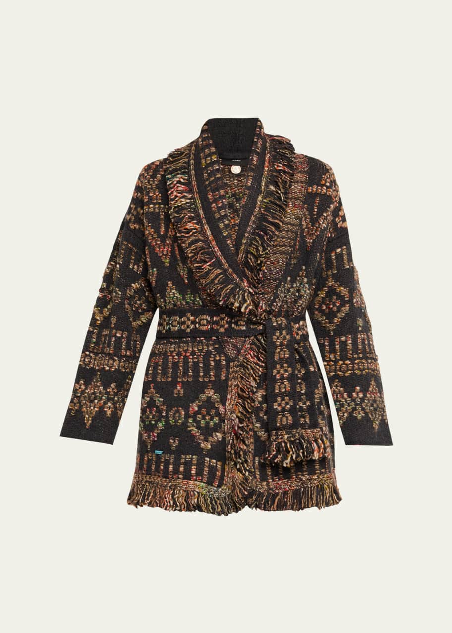 Alanui Grunge Beat Wrap Cardigan - Bergdorf Goodman