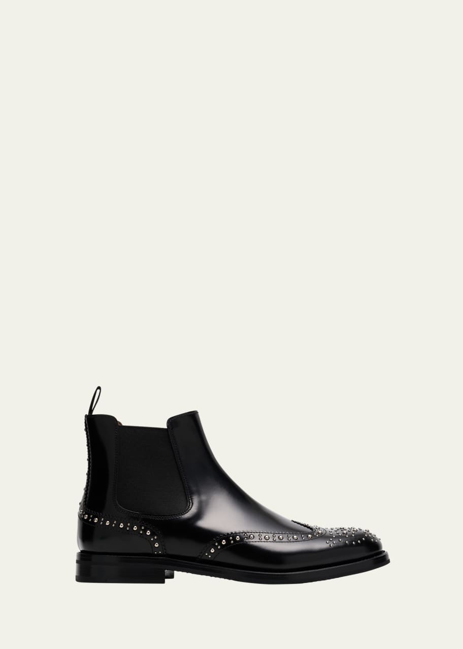 Church's Ketsby Studded Leather Chelsea Boots - Bergdorf Goodman