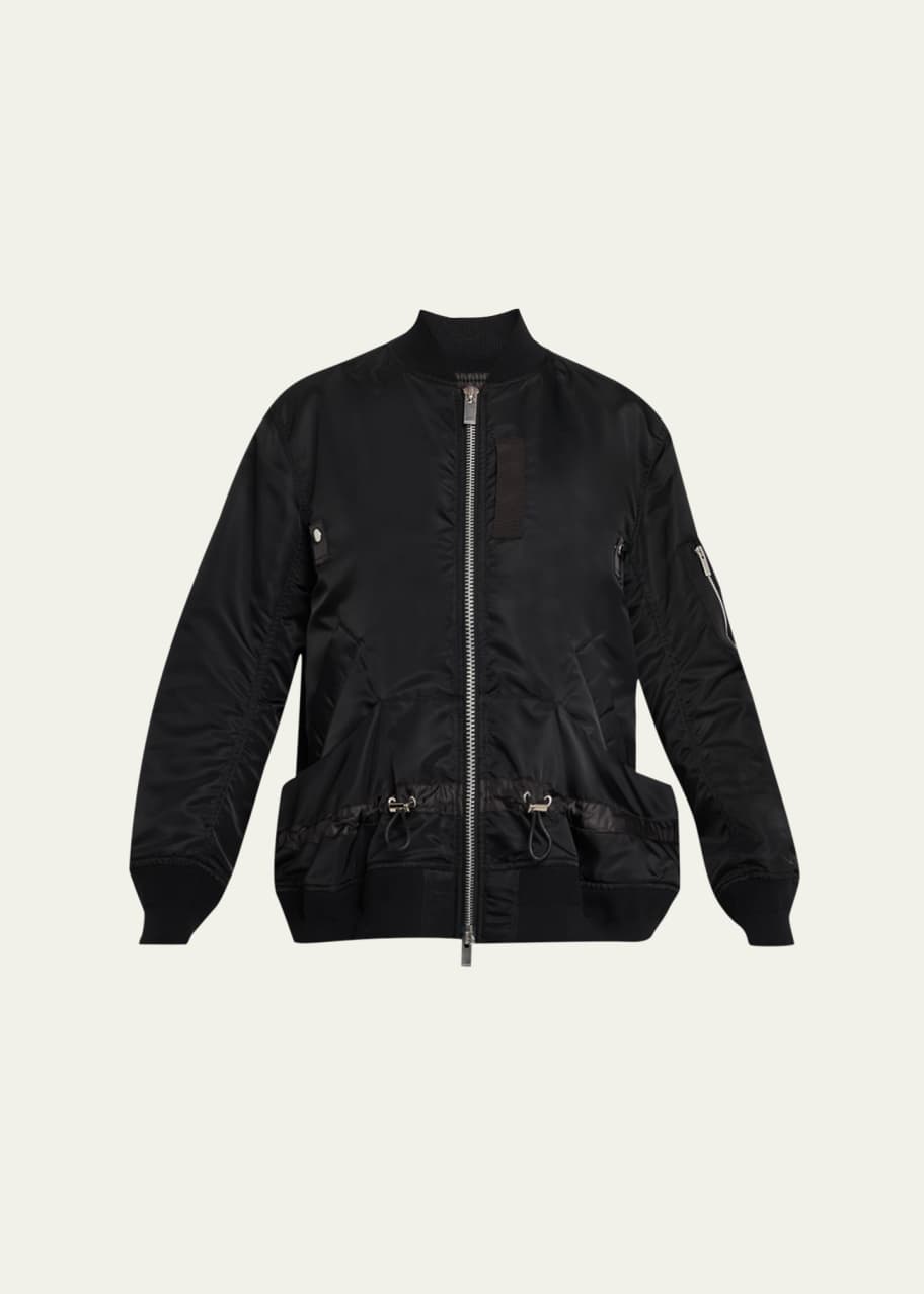 SACAI Nylon Twill Utility Bomber Jacket - Bergdorf Goodman