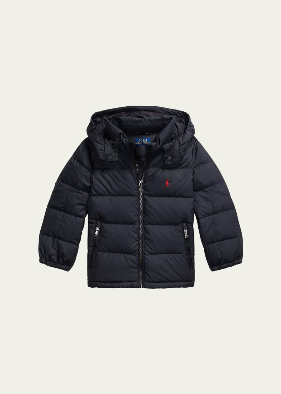 Polo Ralph Lauren Boy's Ripstop Hooded Down Jacket, Size 2-7