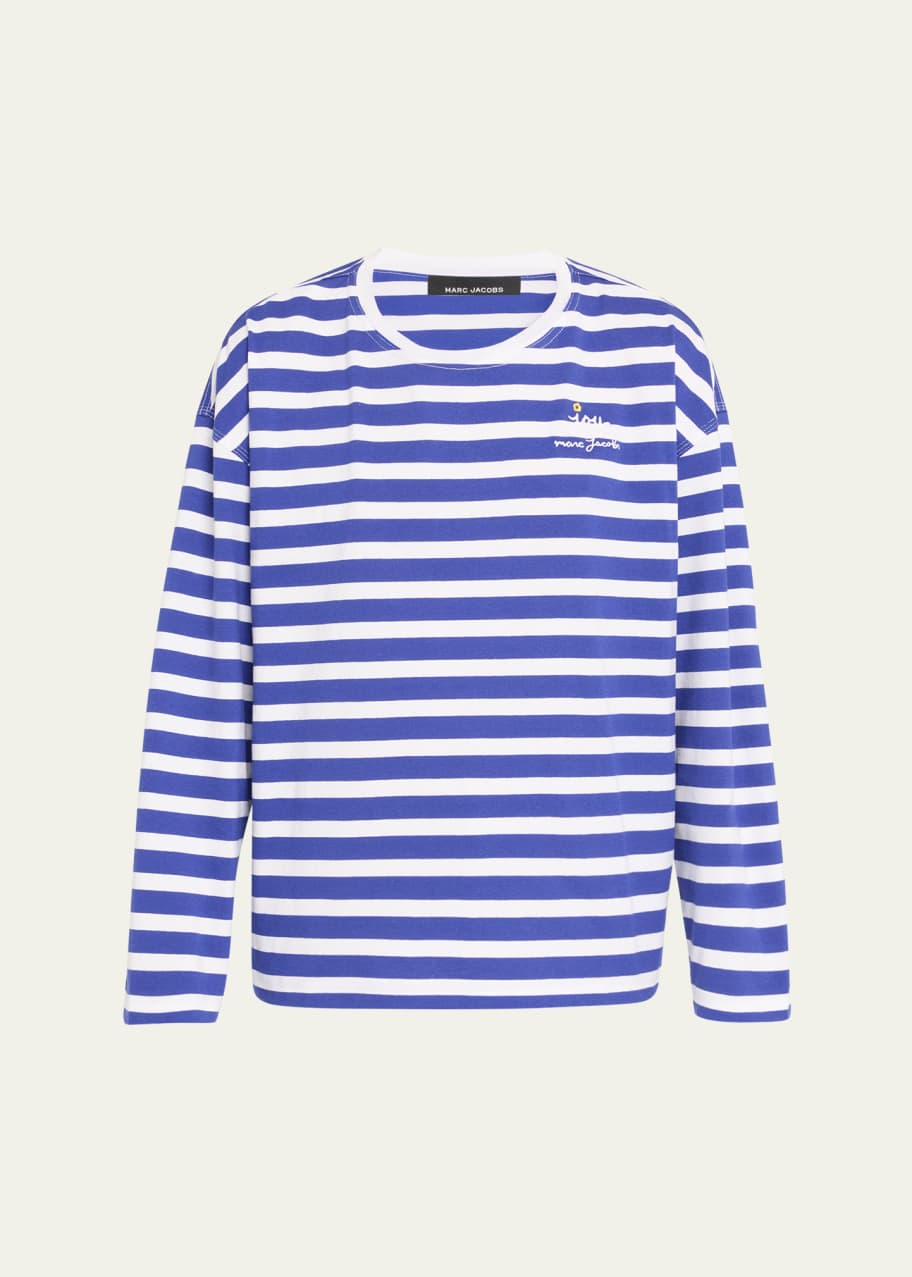Marc Jacobs Daisy Striped Long-Sleeve T-Shirt - Bergdorf Goodman