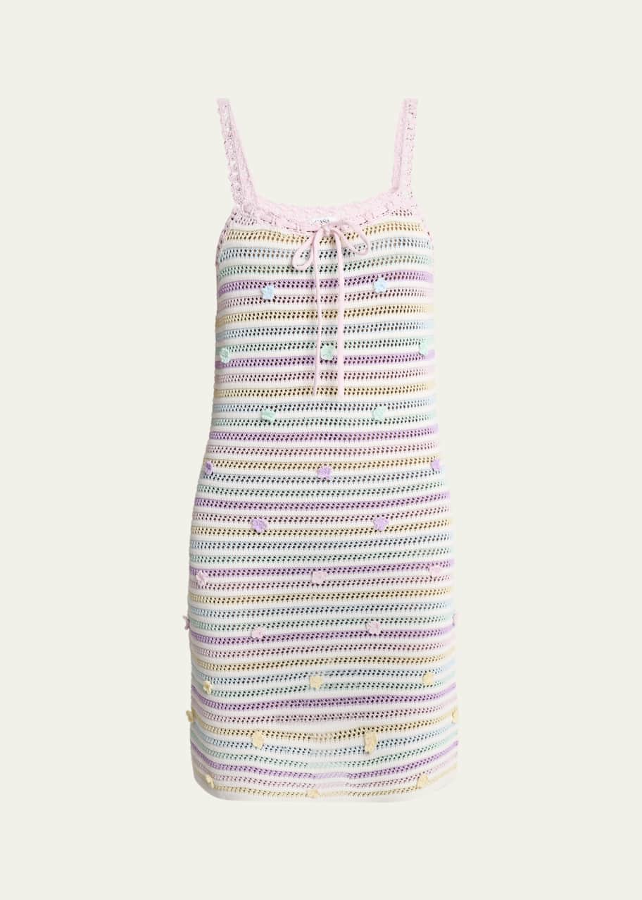 casablanca crochet mini dress Casablanca Crochet Mirror Mini Dress