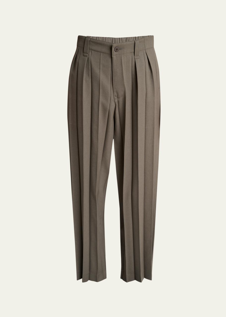 Homme Plisse Issey Miyake Men's Edge Ensemble Pleated Pants