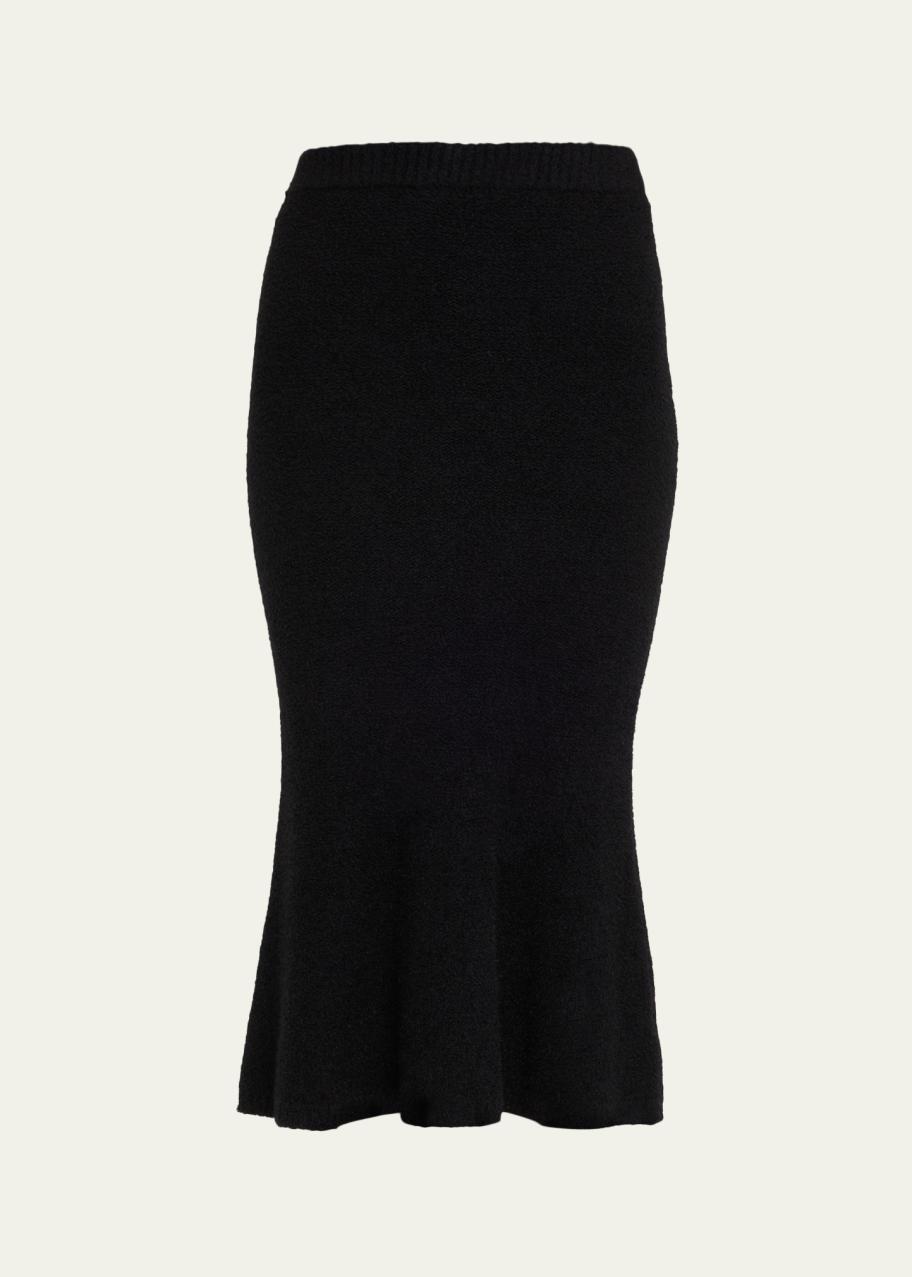 L'AGENCE Salem Knit Flare Midi Skirt - Bergdorf Goodman