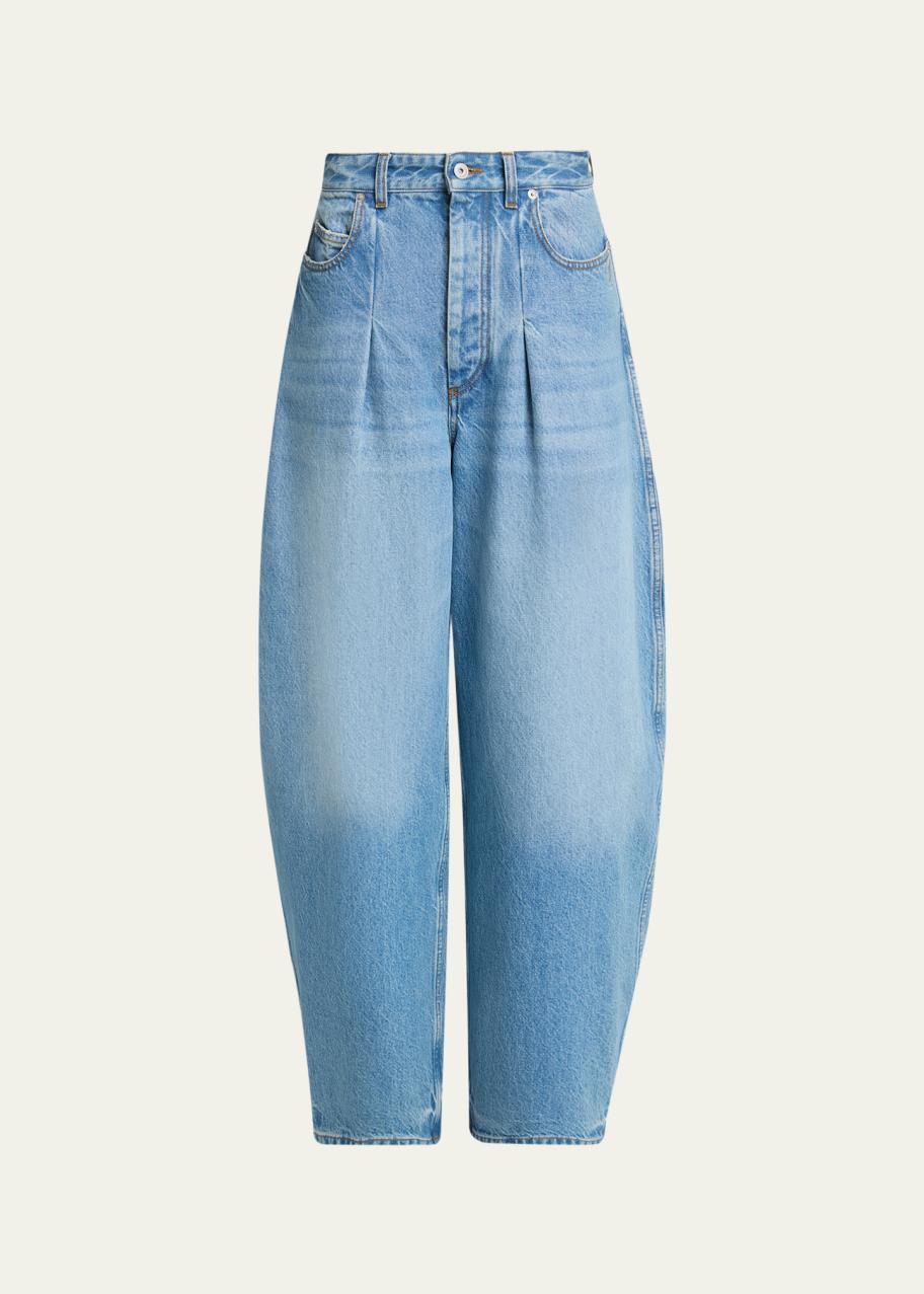 Jacquemus The Ovalo De-Nimes Denim Pants - Bergdorf Goodman