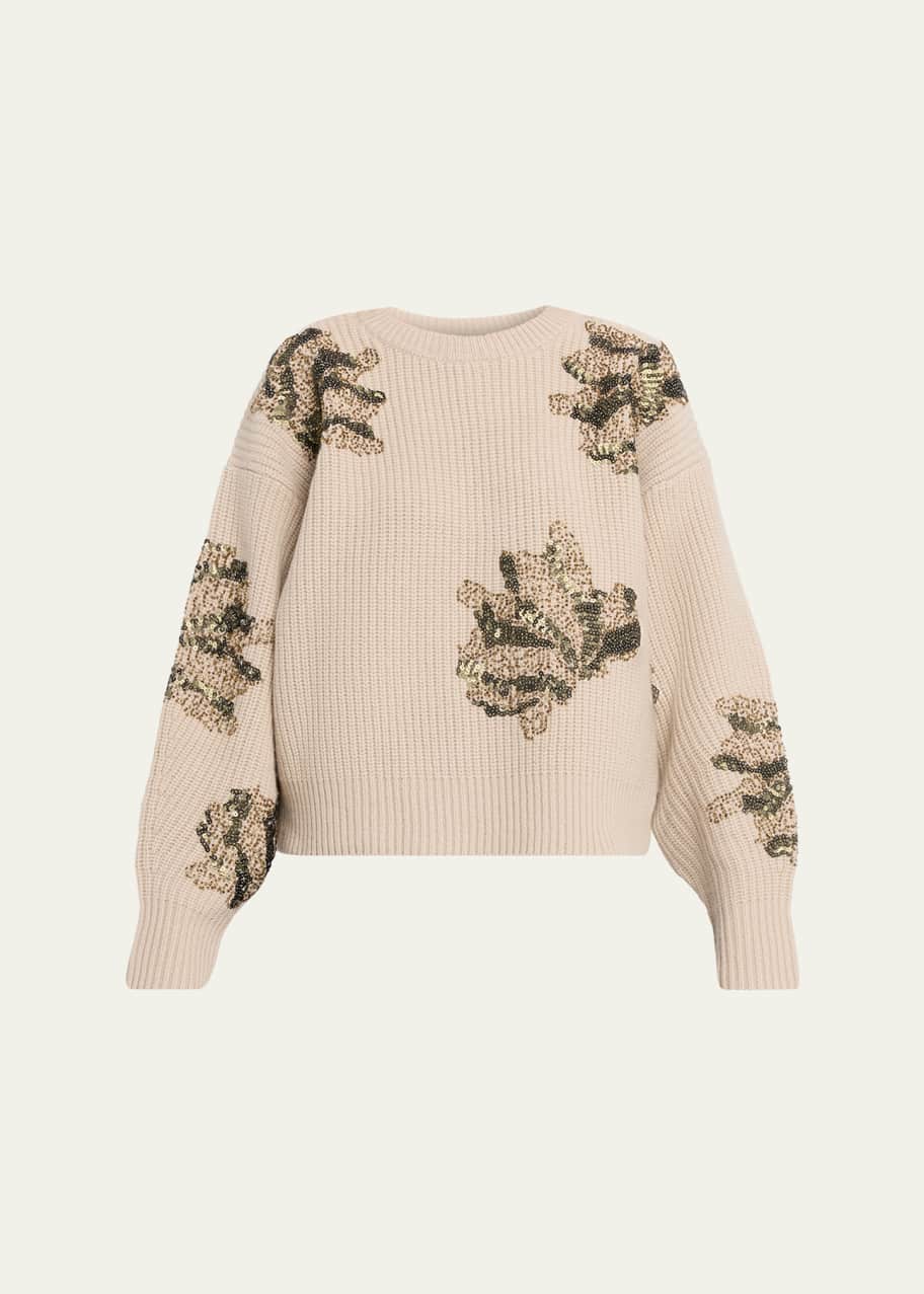 Rag & Bone Julie Sequined Wool Sweater - Bergdorf Goodman