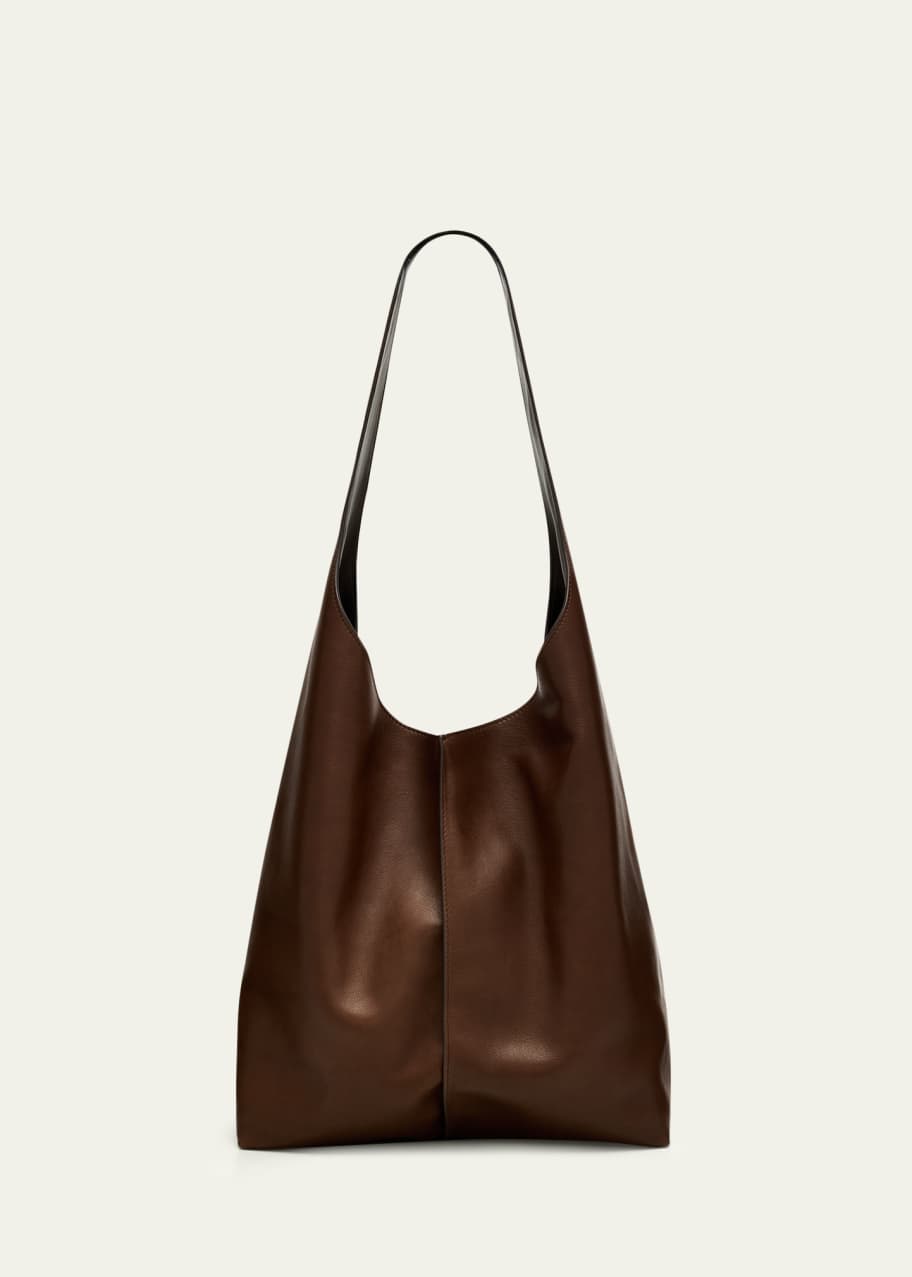 THE ROW Bindle Stitch Shoulder Bag in Saddle Leather - Bergdorf