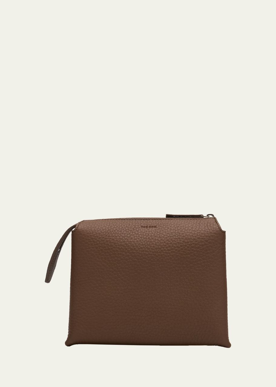 The Row Nu Mini Twin Crossbody Bag in Grain Leather - Bergdorf Goodman