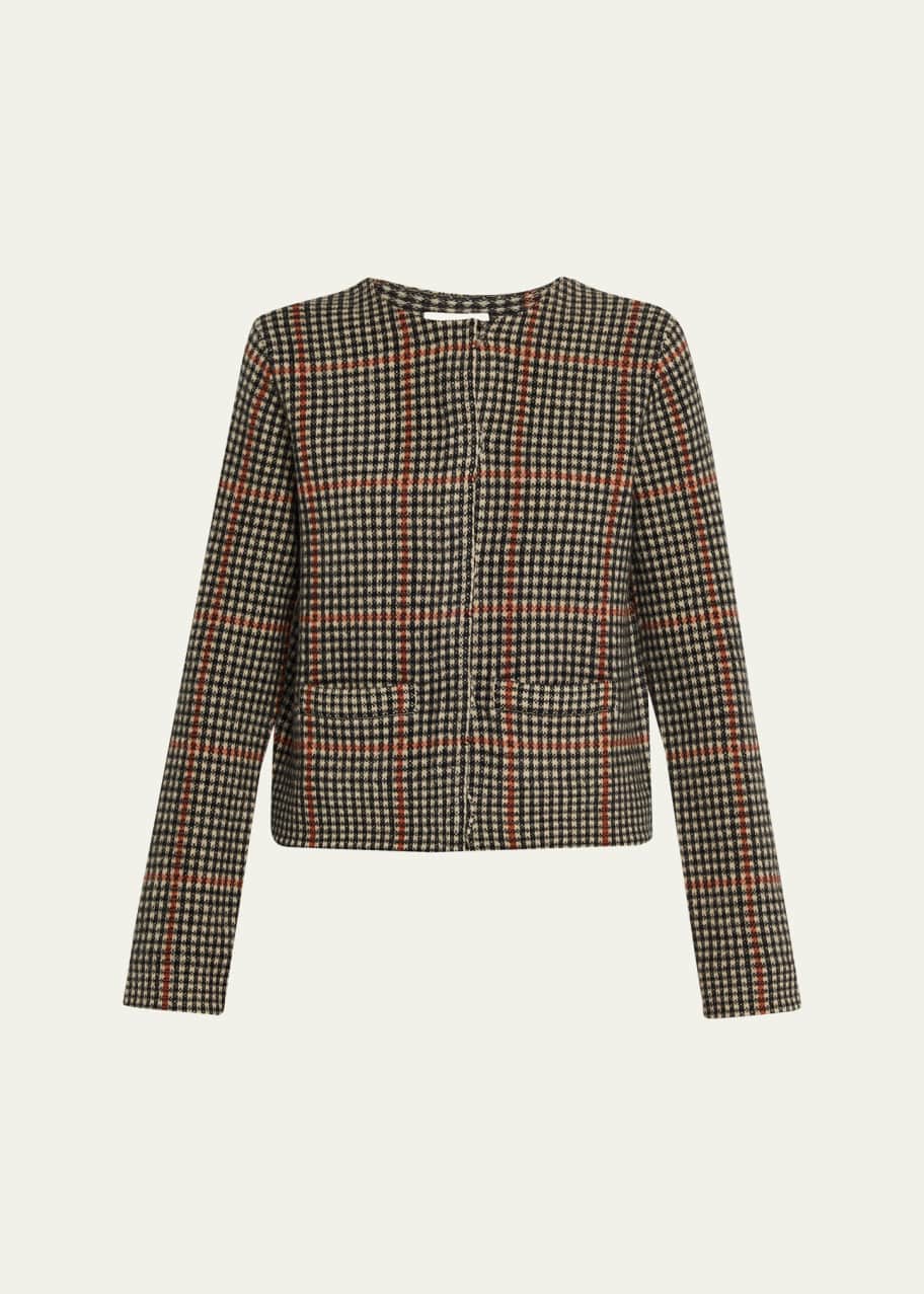 Vince Glen Plaid Short Jacket - Bergdorf Goodman