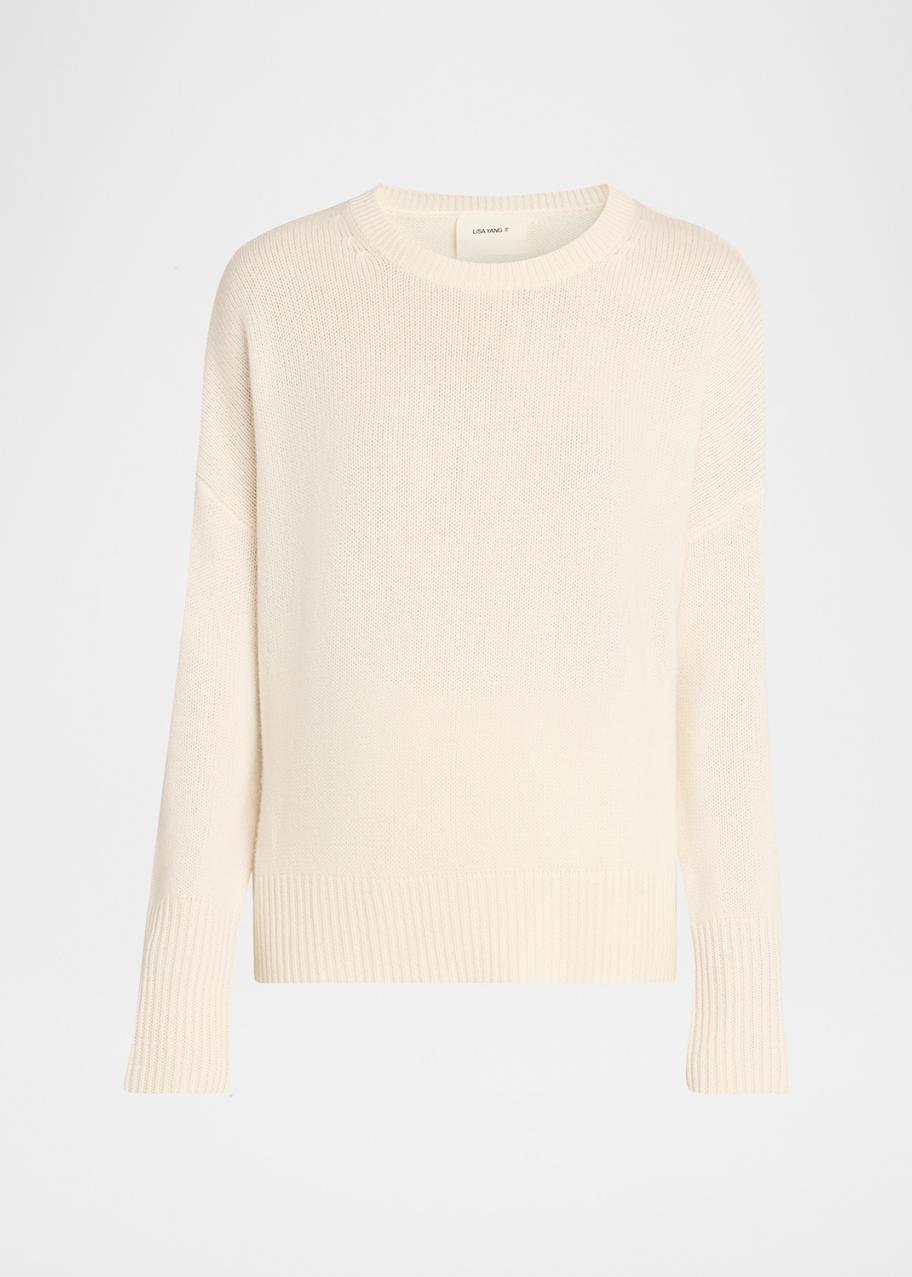 Lisa Yang Mila Cashmere Crewneck Sweater - Bergdorf Goodman