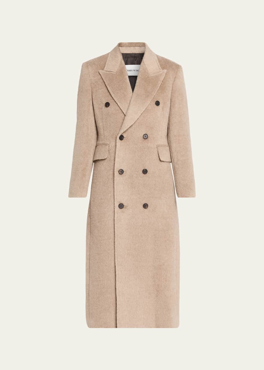 TONYWACK Double-Breasted Wool & Alpaca Coat - Bergdorf Goodman