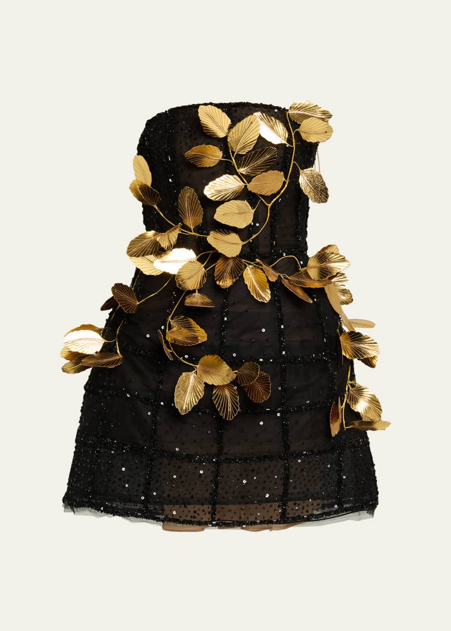 oscar de la renta dress gold Oscar de la Renta