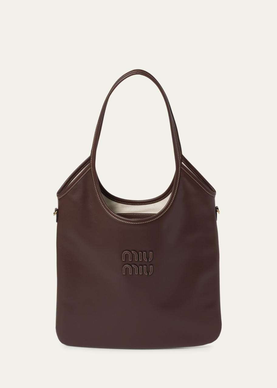 Miu Miu Ivy Leather Tote Bag - Bergdorf Goodman