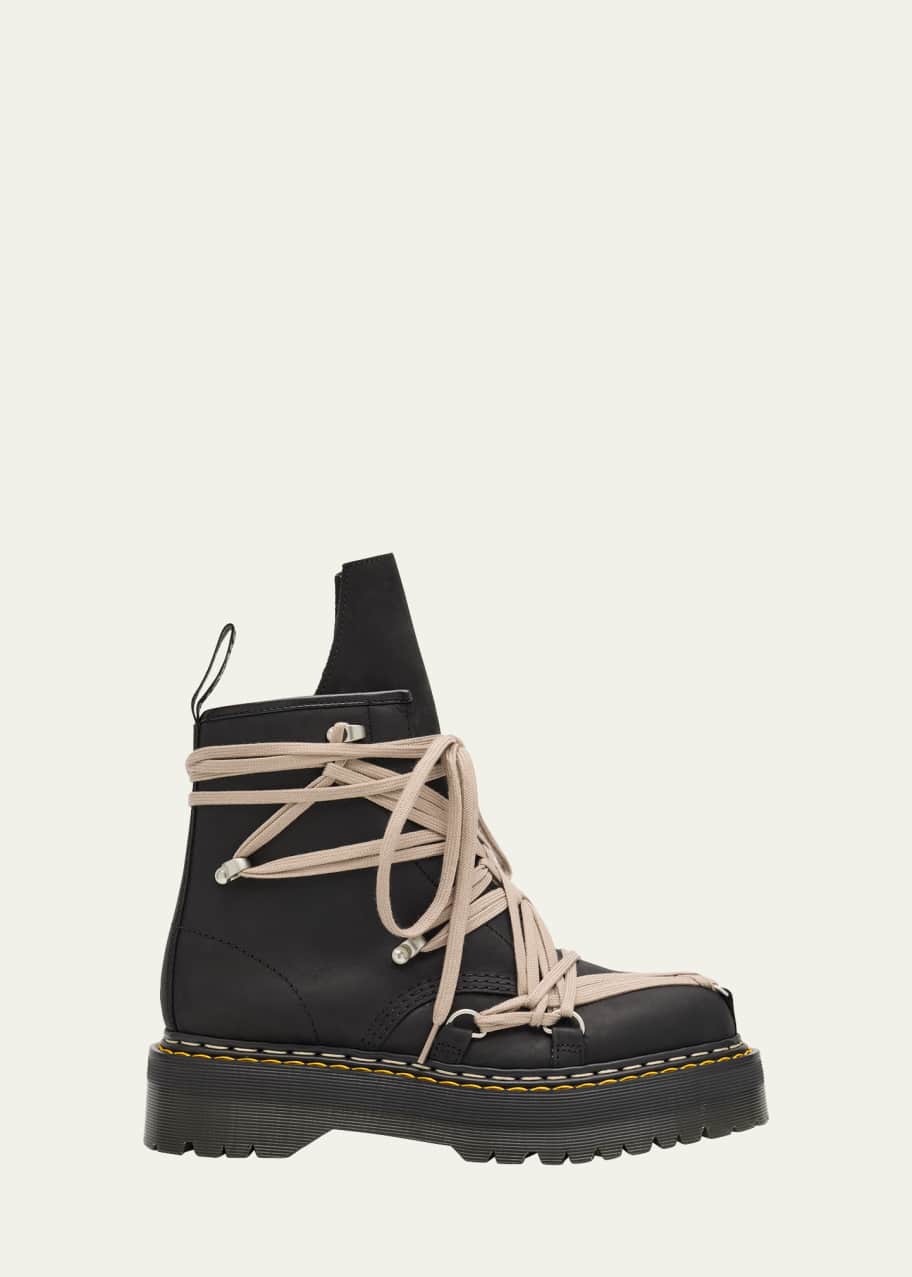 x Dr. Martens Men's 1460 Quad Sole Megalace® Nubuck Boots