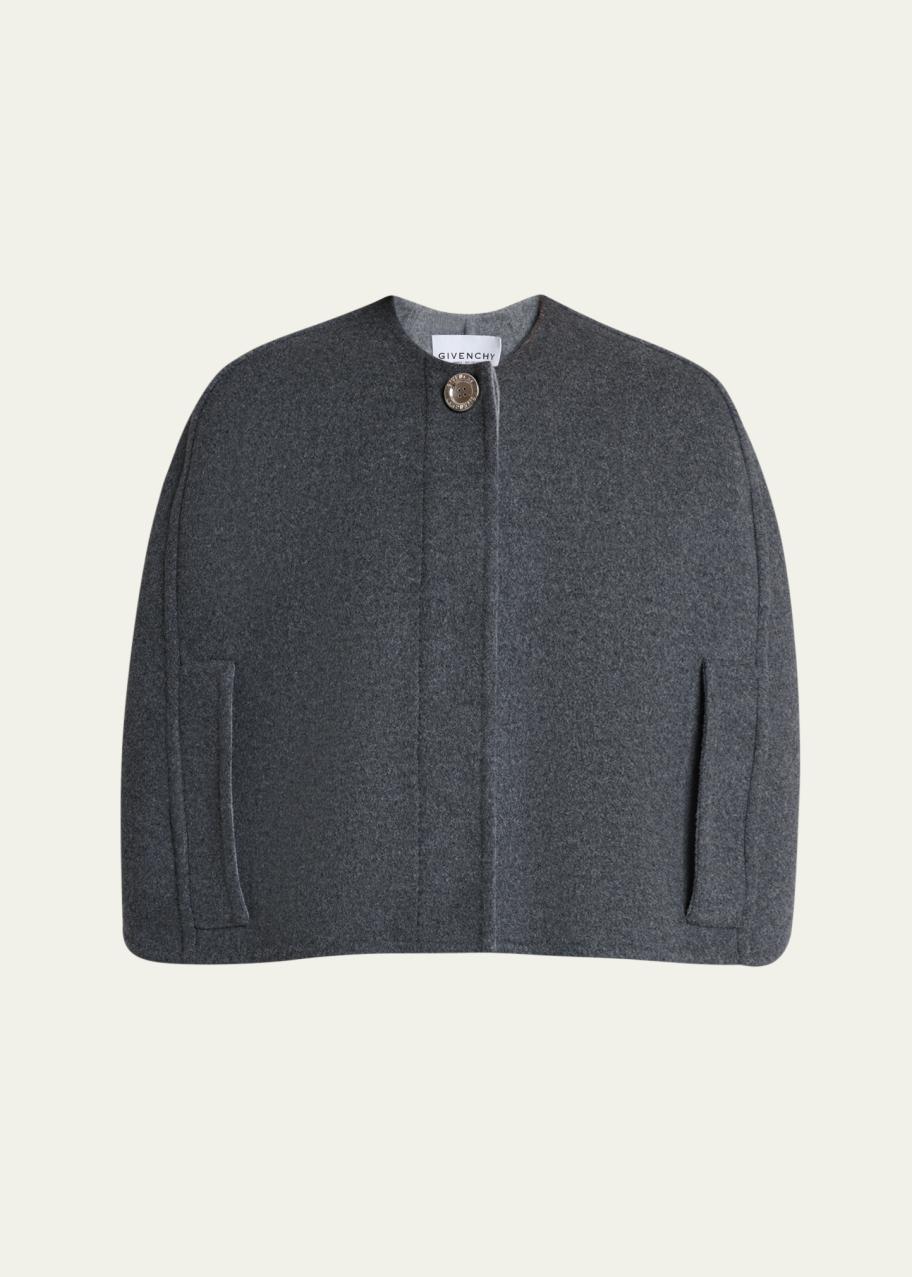 Givenchy Short Rounded Cape - Bergdorf Goodman
