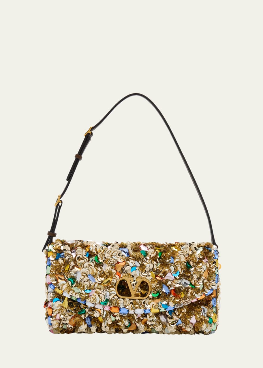 ディヴァインクロス　天香のヒルメ(Partner箔PR) Valentino Garavani DeVain Embellished Small Shoulder Bag