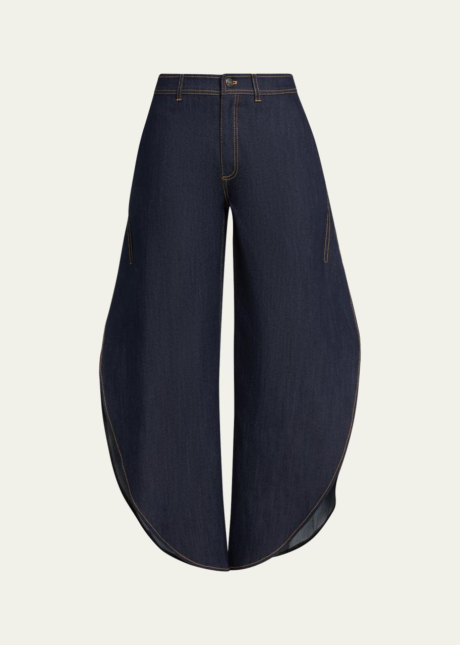 Cinq a Sept Hannah Denim Tulip Pants - Bergdorf Goodman