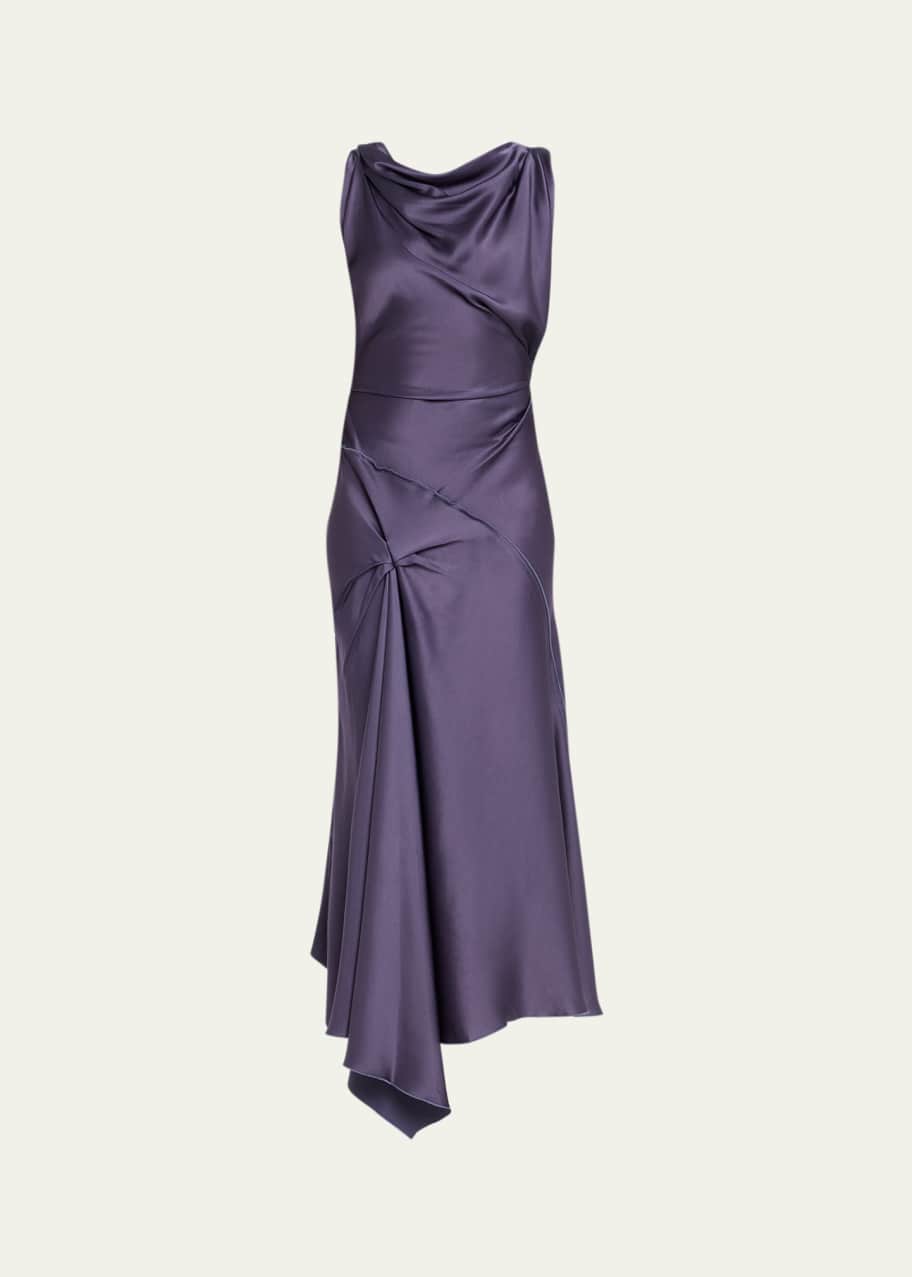 victoria beckham purple dress Its a lilac week at Trinny London, and Im channelling our new See The Light SPF 50+ Moisturiser in this dress. With so many hues to choose from, everyone can find a that The subtly iridescent satin material ensures a sophisticated appearance and harmoniously rounds off the elegant style. Victoria Beckham Purple Crochet Sleeveless