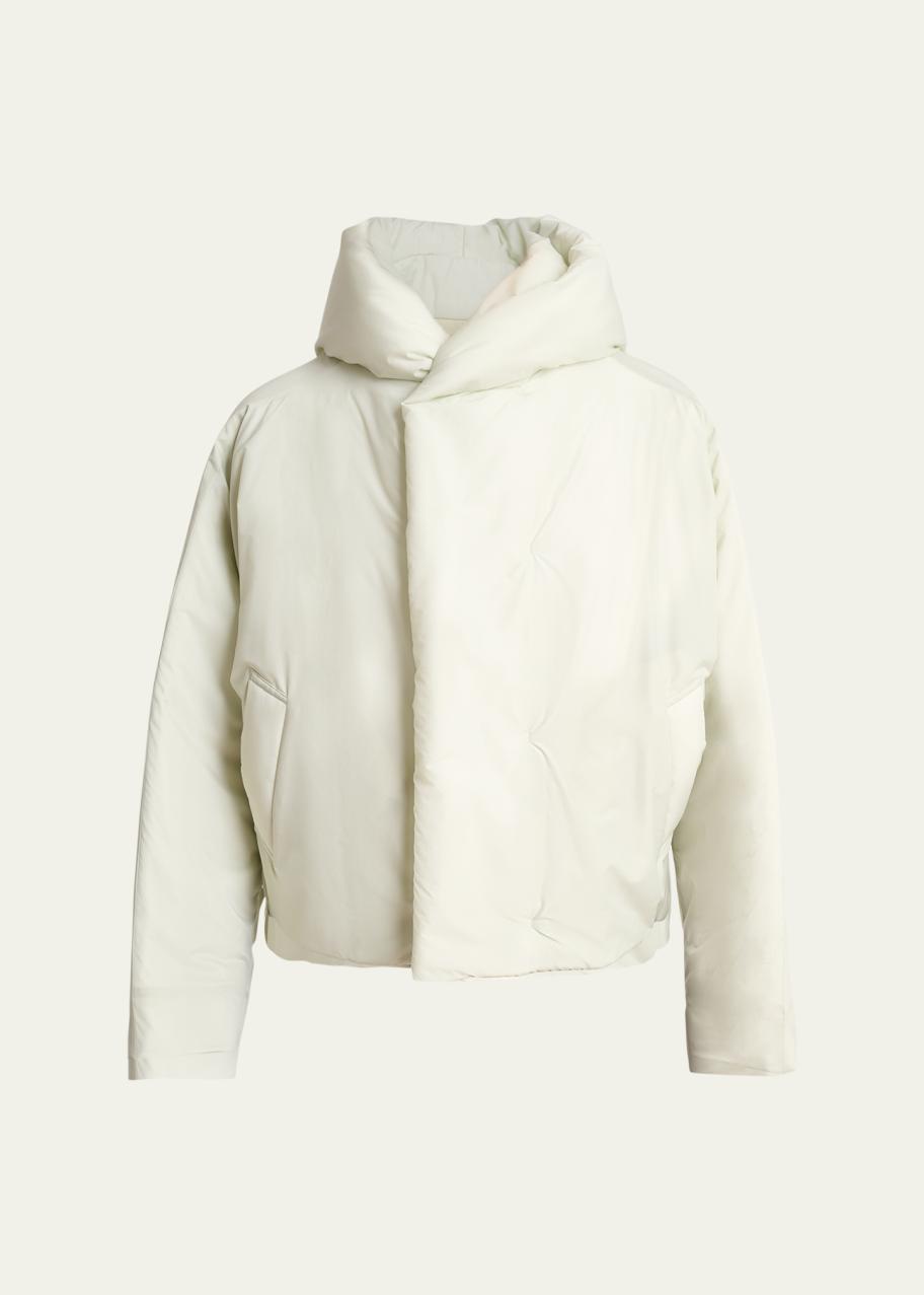 Homme Plissé Issey Miyake Men's Duvet Hooded Short Coat - Bergdorf