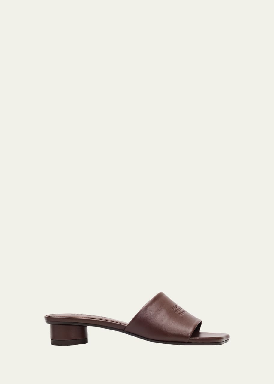 MM6 Maison Margiela 25mm Anatomic Leather Slide Sandals - Bergdorf