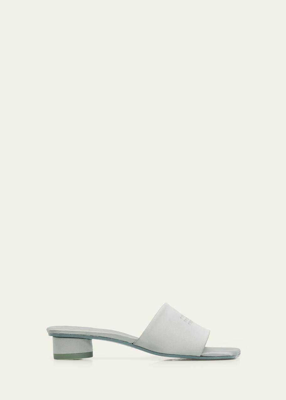 MM6 Maison Margiela 25mm Satin Mule Sandals - Bergdorf Goodman