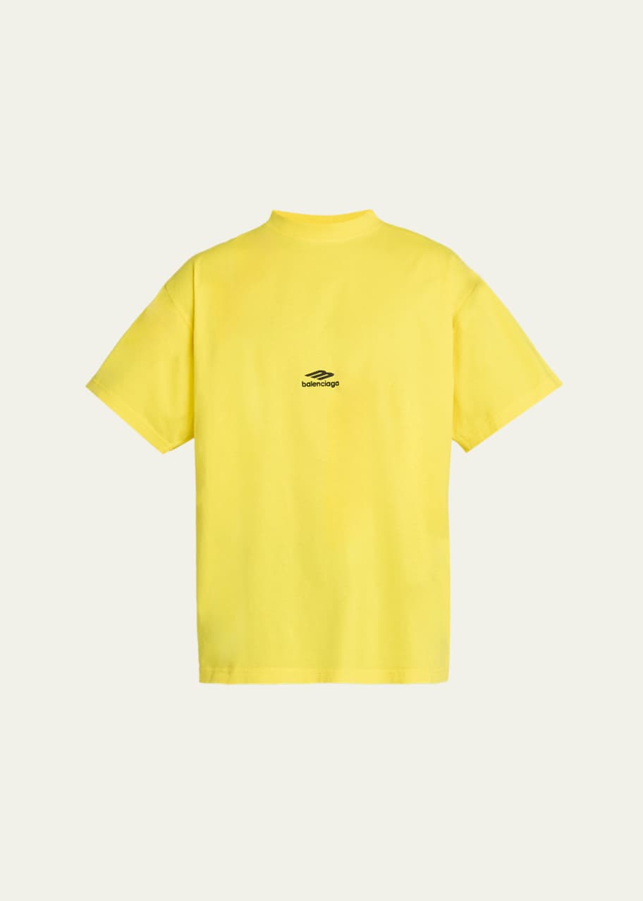 Balenciaga Men's 3B Logo Oversized T-Shirt - Bergdorf Goodman