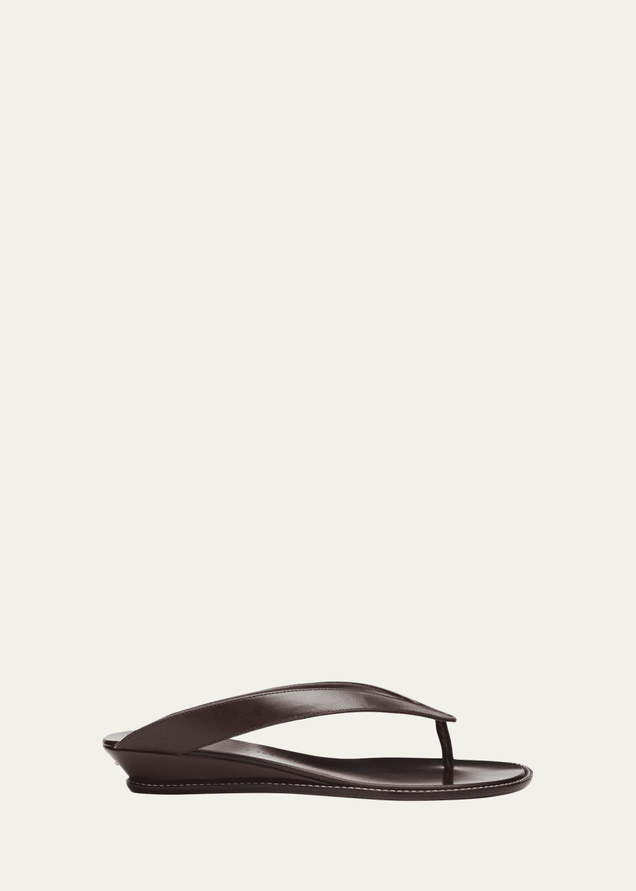 Giuseppe Zanotti 25mm Amelia Leather Thong Sandals - Bergdorf Goodman