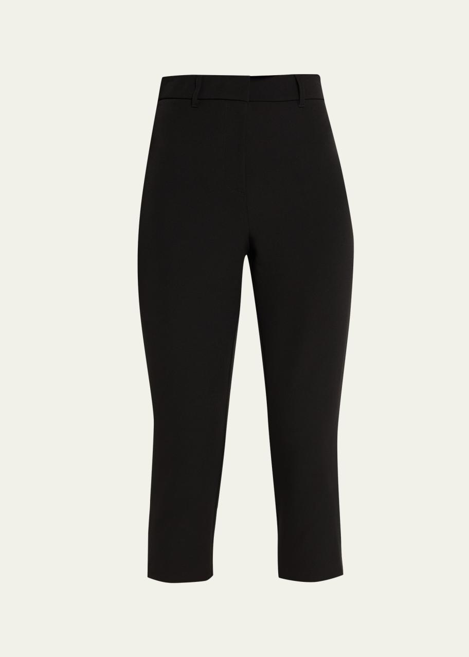Ronny Kobo Andrew Zip-Hem Ponte Capri Pants - Bergdorf Goodman