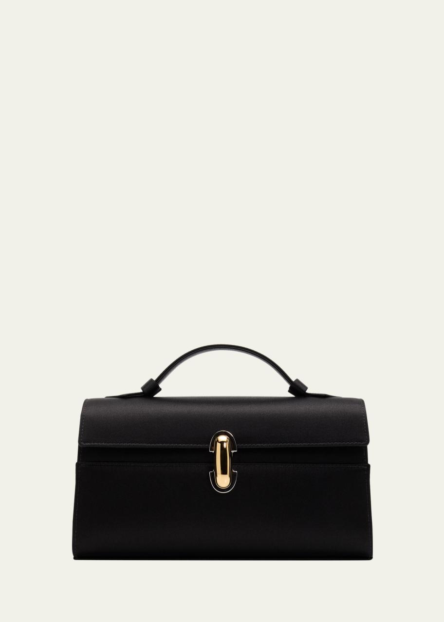 未使用級 2023SSマークアンドロナ Gauge Pochette Skirt Savette Symmetry Satin Pochette Top-Handle Bag - Bergdorf Goodman