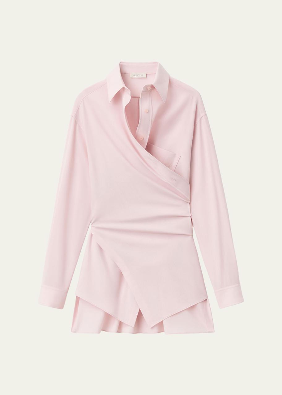 Lafayette 148 New York Convertible Wrap-Front Blouse - Bergdorf Goodman
