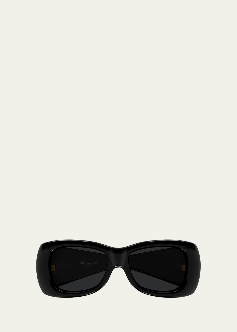 Saint Laurent SL 901 Howl Acetate and Bio-Nylon Rectangle