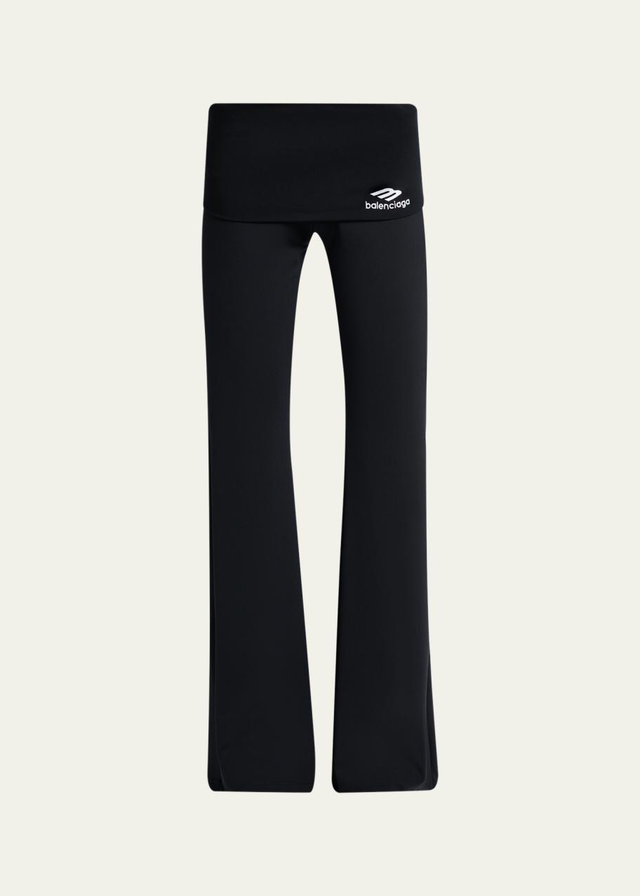 Balenciaga 3B Sports Icon Foldover Leggings - Bergdorf Goodman
