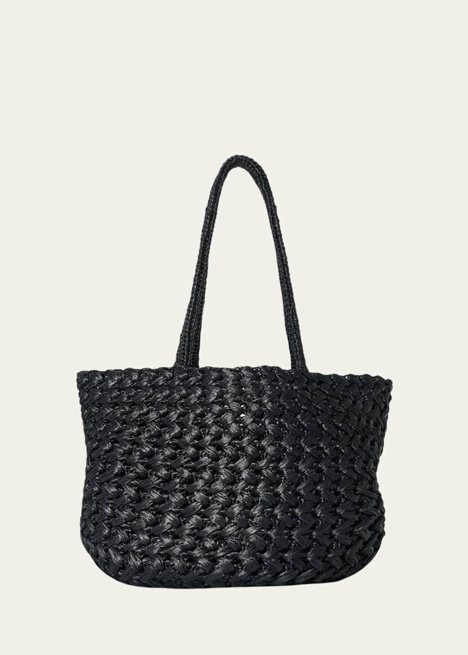 THE ROW Estelle Woven Shoulder Bag in Viscose Raffia - Bergdorf