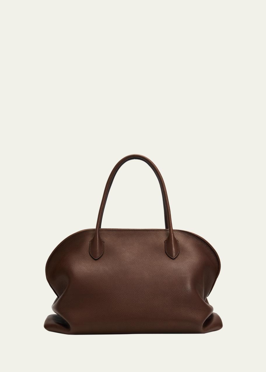 The Row Agnes 15 Curved Leather Top-Handle Bag - Bergdorf Goodman
