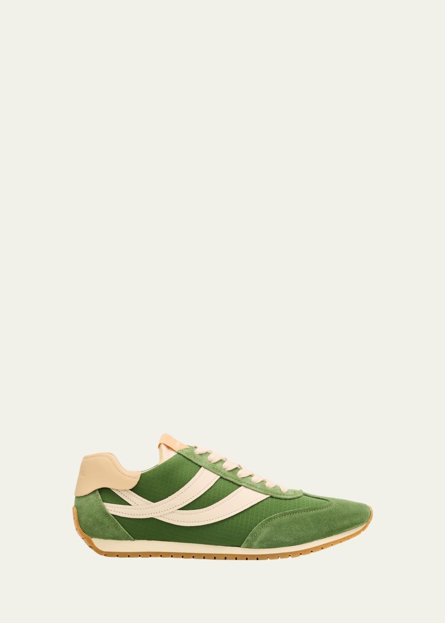 Vince Oasis Mixed Leather Retro Sneakers - Bergdorf Goodman