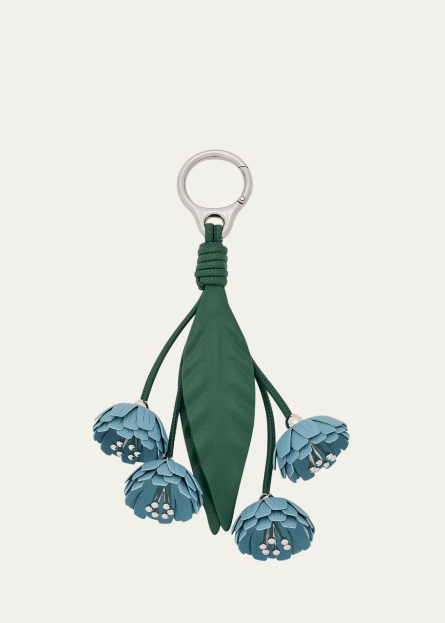 LOEWE x Paula's Ibiza Leather Flower Bag Charm - Bergdorf Goodman