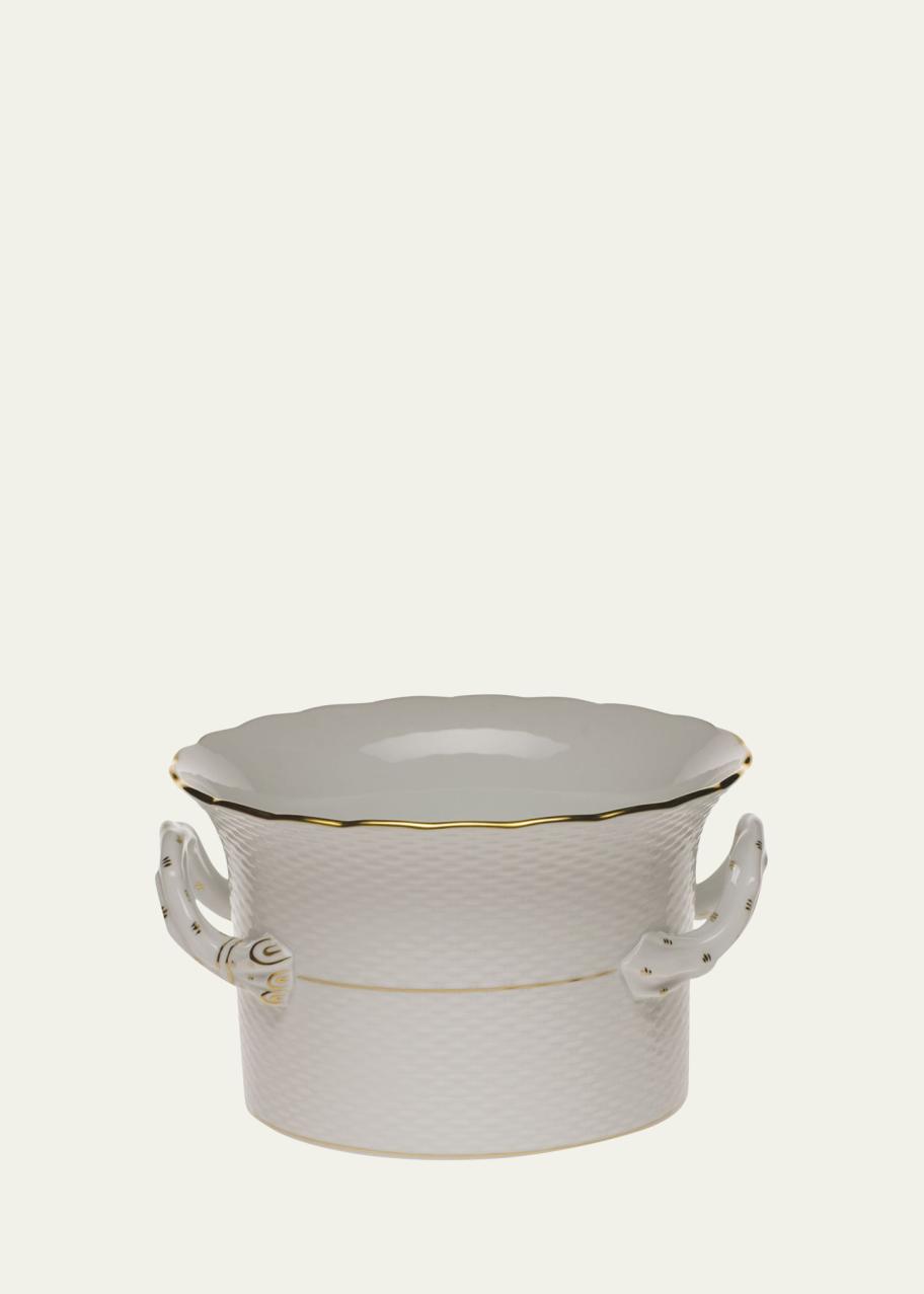 Herend Golden Edge Large Cache Pot - Bergdorf Goodman