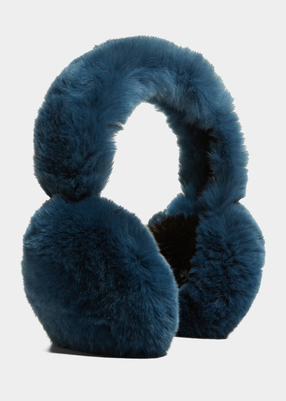 Image 1 of 1: Rabbit Fur Earmuffs