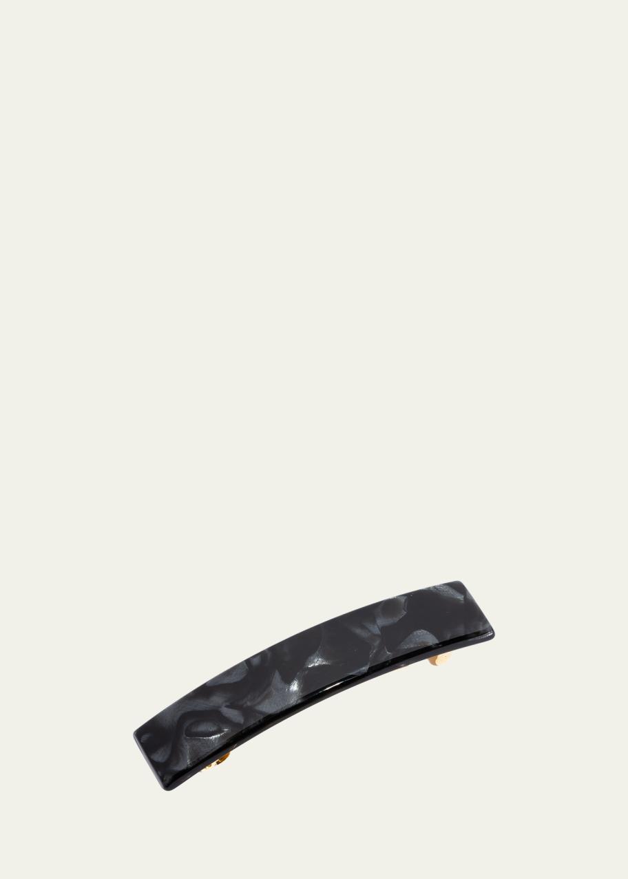 France Luxe Mottled Classic Rectangle Barrette - Bergdorf Goodman