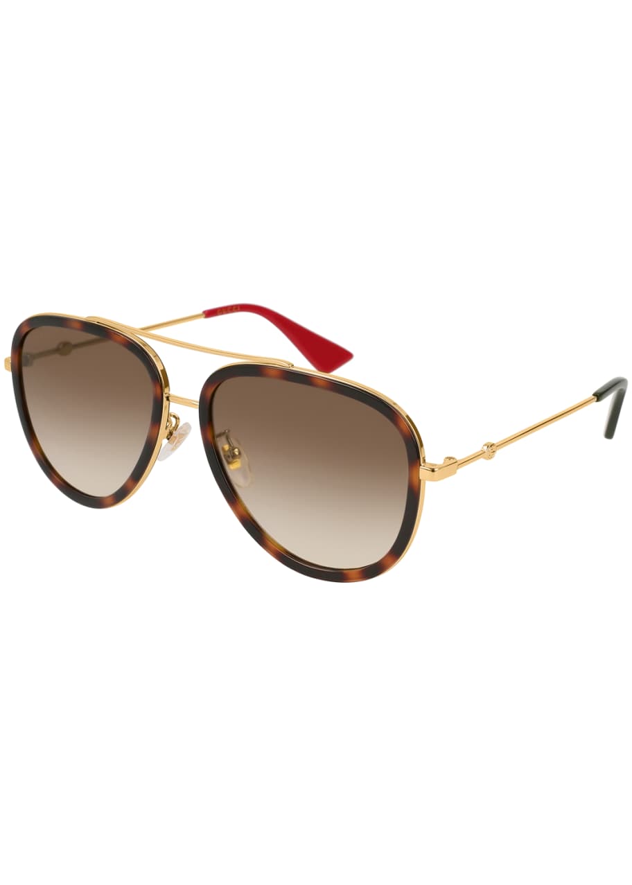 Gucci gradient aviator sunglasses store
