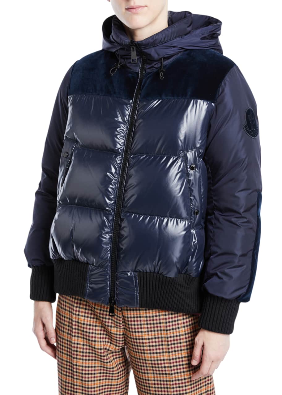 Elanion Puffer Jacket w Velvet Back