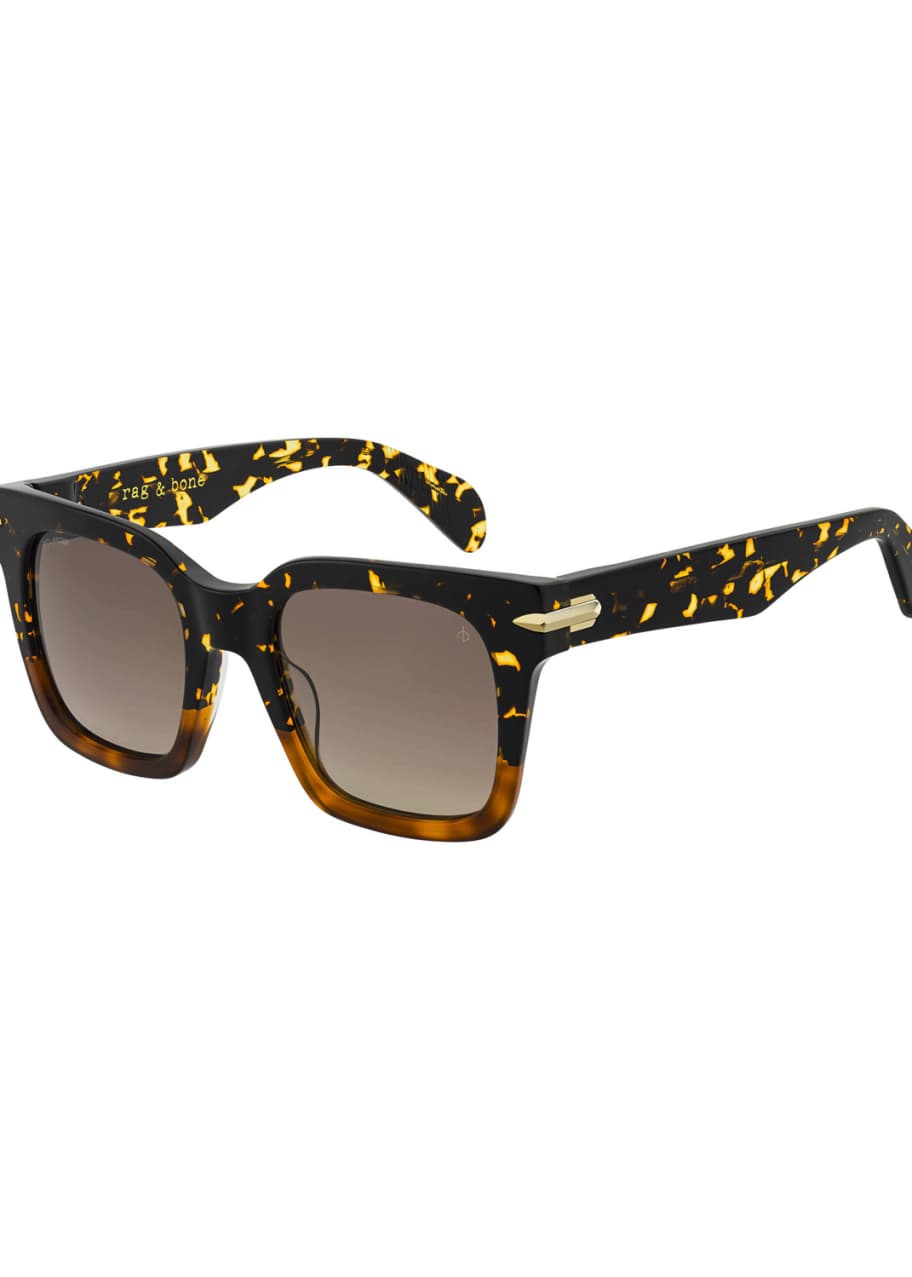 Rag and bone square acetate sunglasses best sale