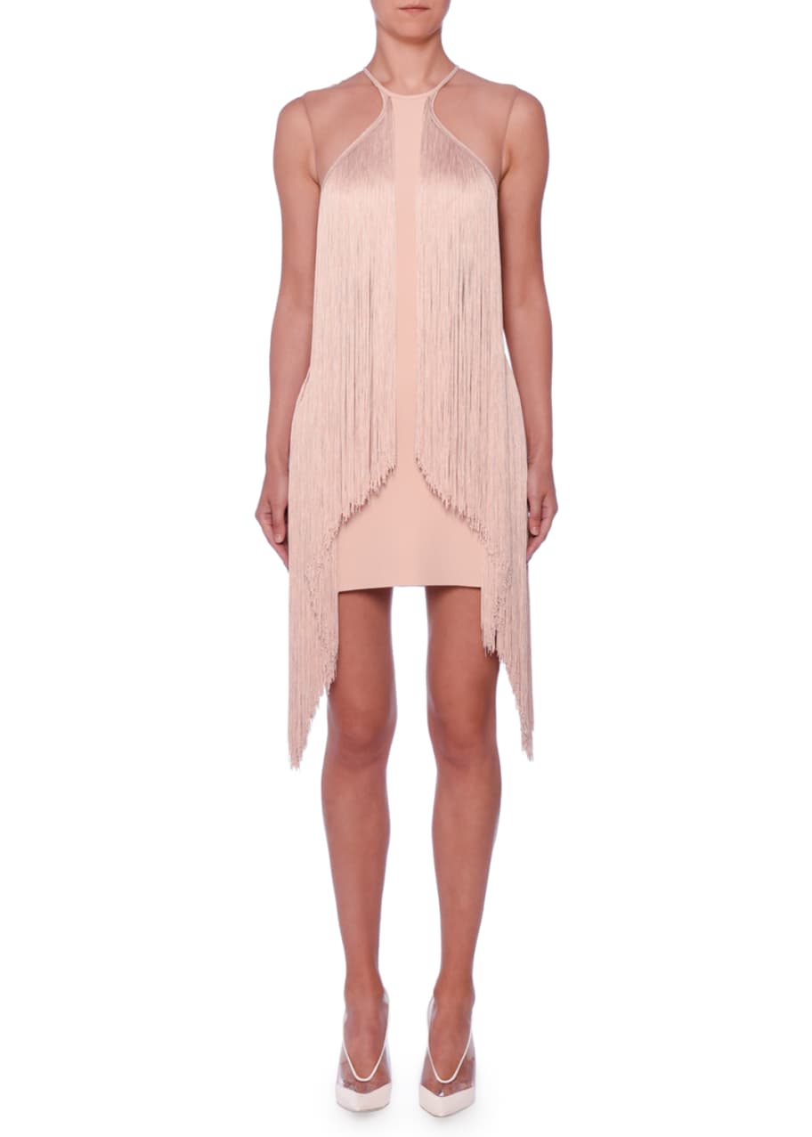 Stella mccartney cheap fringe dress