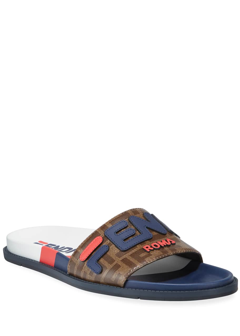Fendi mania slides sale