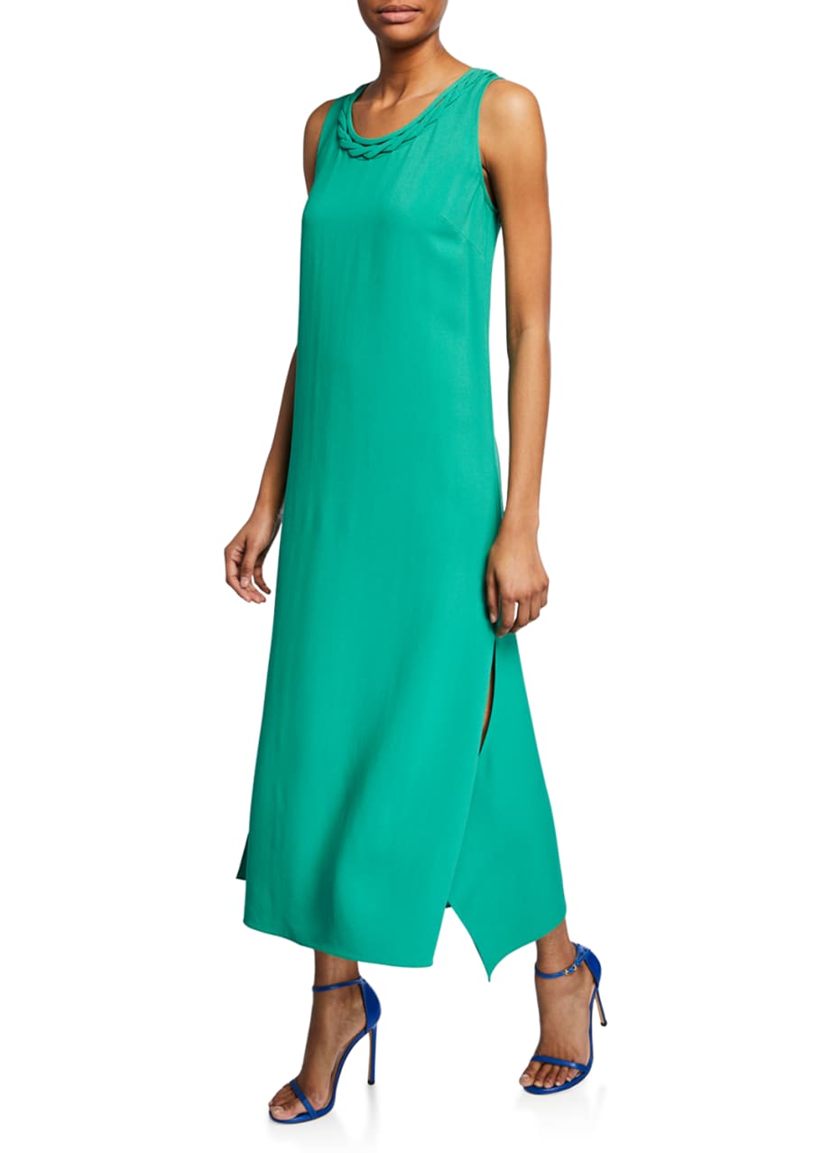 Image 1 of 1: Keira Scoop-Neck Sleeveless Maxi Dress