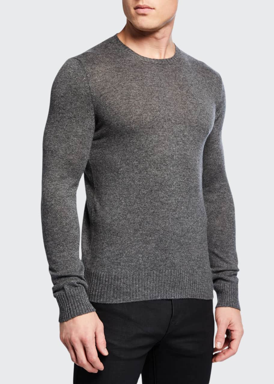 Prada Men's 12GG Cashmere Crewneck Sweater - Bergdorf Goodman
