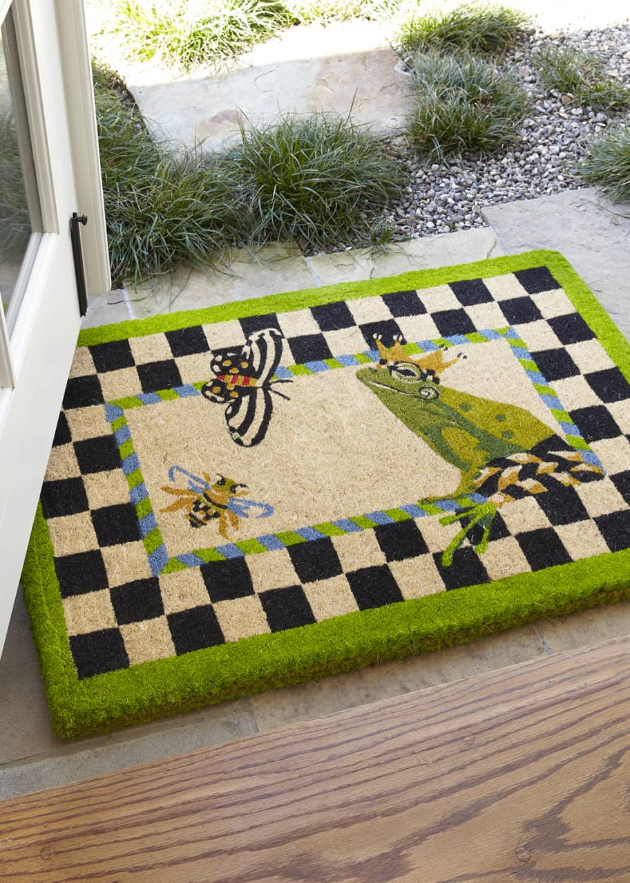 MacKenzie-Childs ラグ カーペット91 cm × 150cm MacKenzie-Childs Frog Rug, 2' x 3' - Bergdorf Goodman