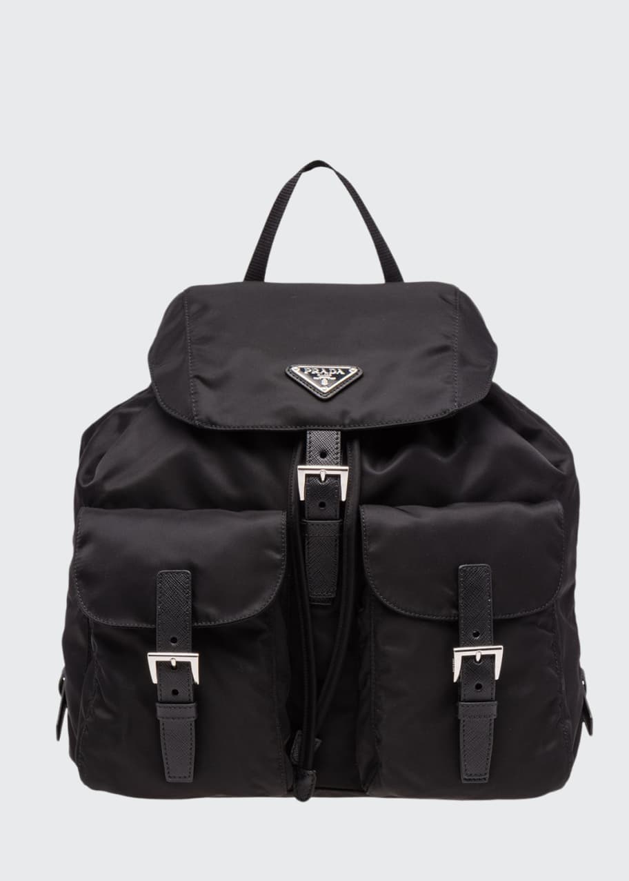 Prada Vela Large Two-Pocket Backpack - Bergdorf Goodman