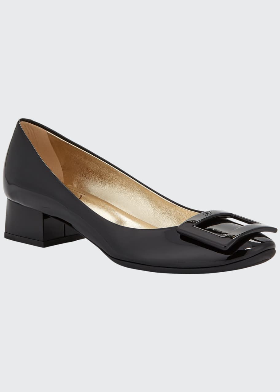 Roger vivier belle de nuit patent leather pumps on sale