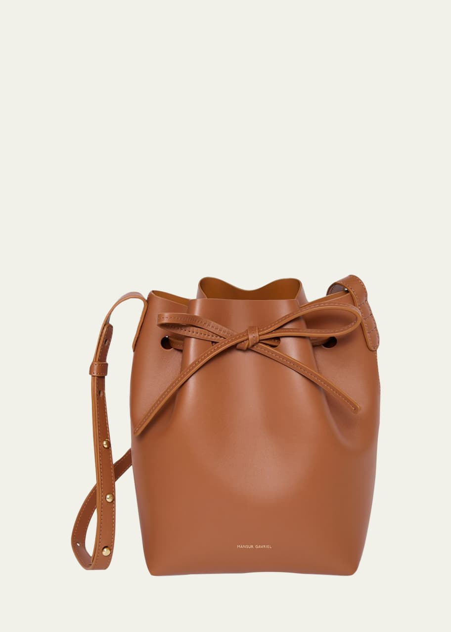 Image 1 of 1: Mini Calf Leather Bucket Bag
